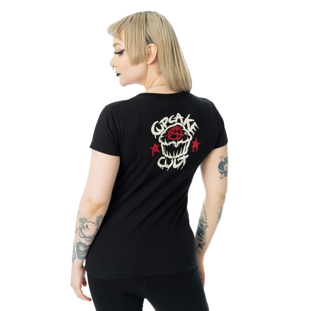 Cupcake Cult - Starbleat Dames Tshirt - Zwart